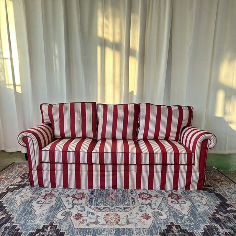 椅子 vintage sofa stripe 椅子 vintage sofa stripe SOLD ❤️‍🔥 1980's Sexy Silky Striped